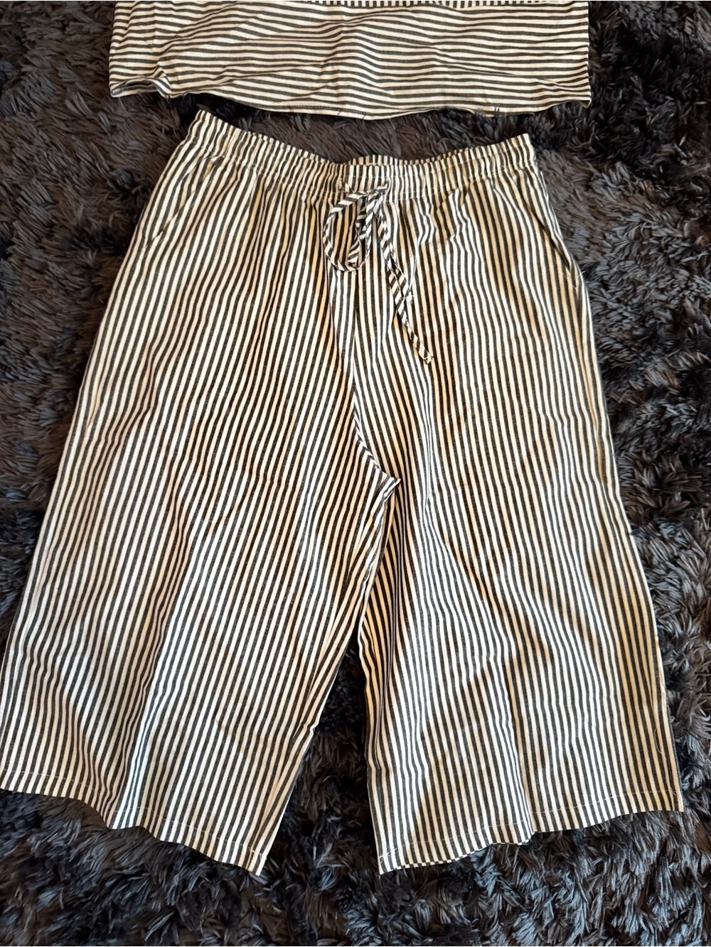Striped Two-Piece Set - Picture 3 of 3